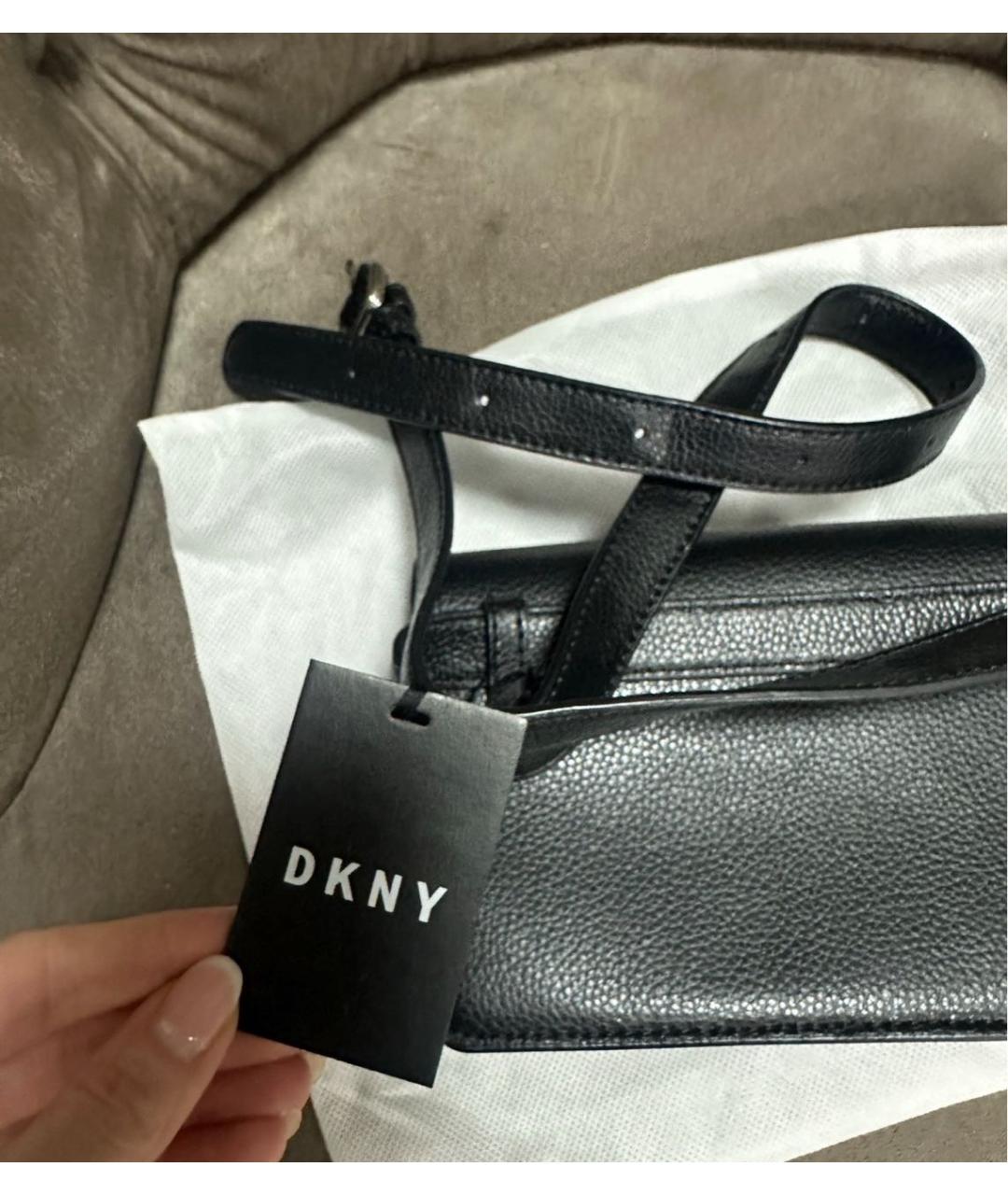 DKNY Черная поясная сумка, фото 6