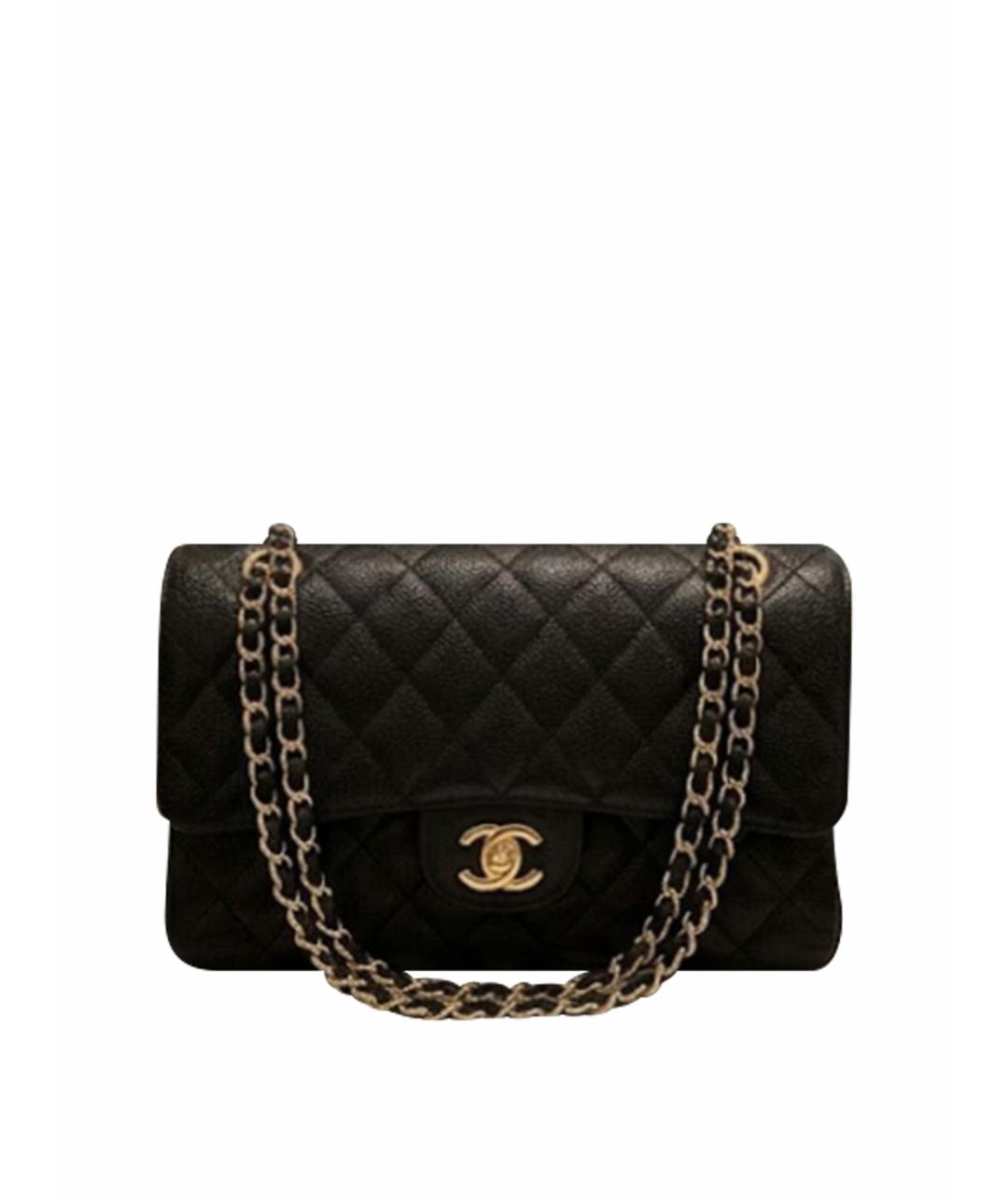CHANEL Черная кожаная сумка тоут, фото 1