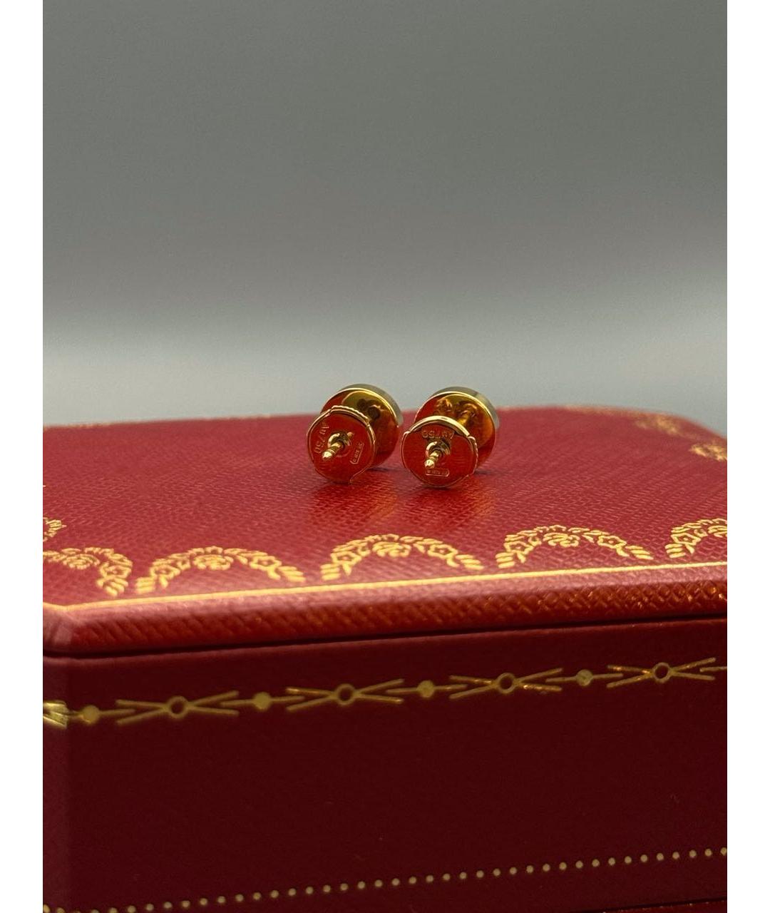 CARTIER Золотые серьги из желтого золота, фото 6