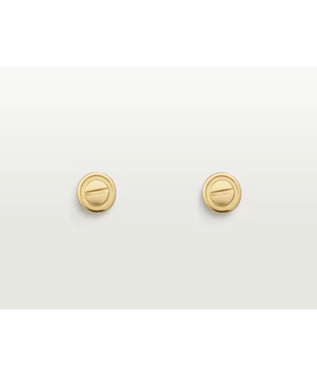 CARTIER Золотые серьги из желтого золота, фото 9