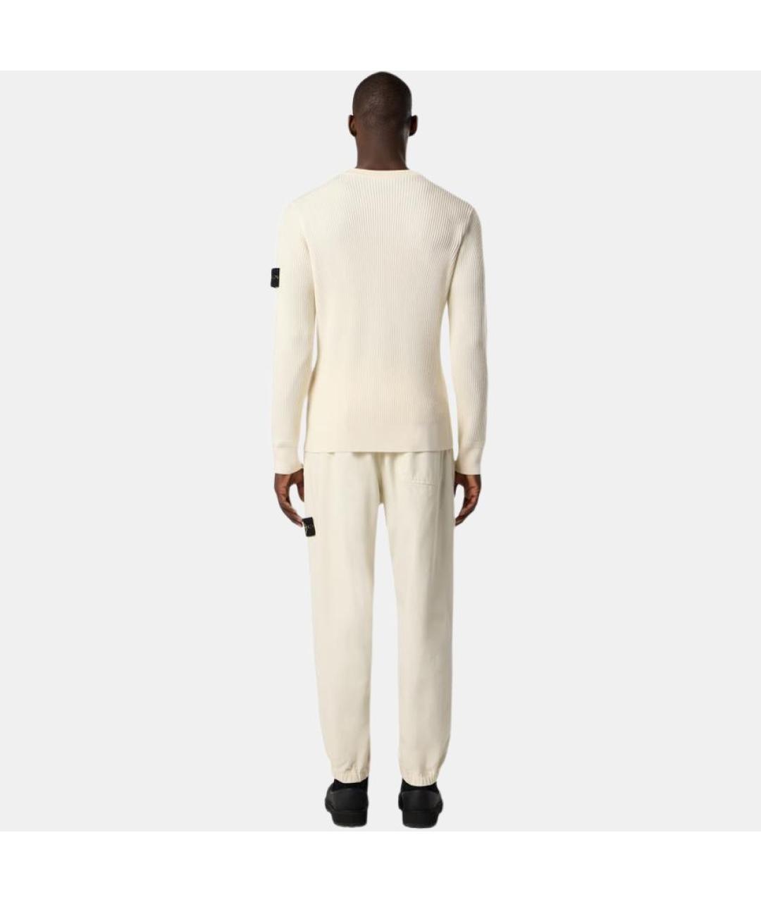 STONE ISLAND Бежевый джемпер / свитер, фото 4