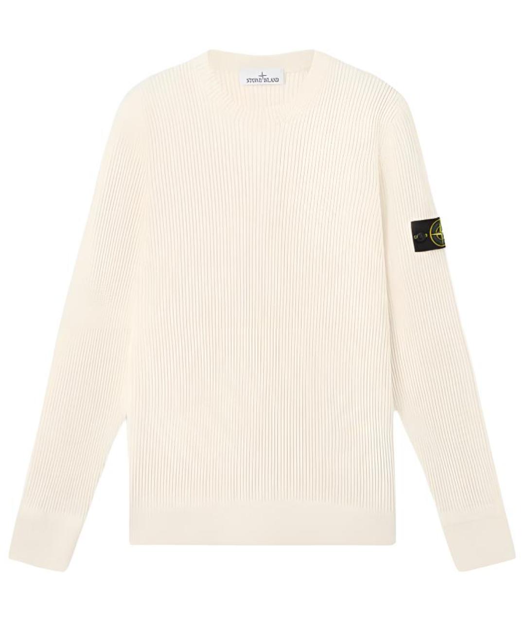 STONE ISLAND Бежевый джемпер / свитер, фото 1