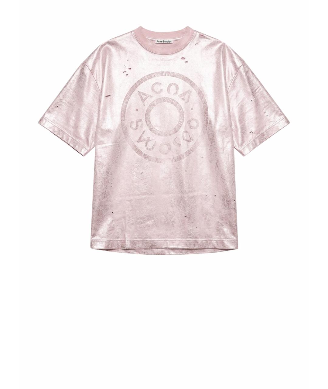 ACNE STUDIOS Розовая футболка, фото 1