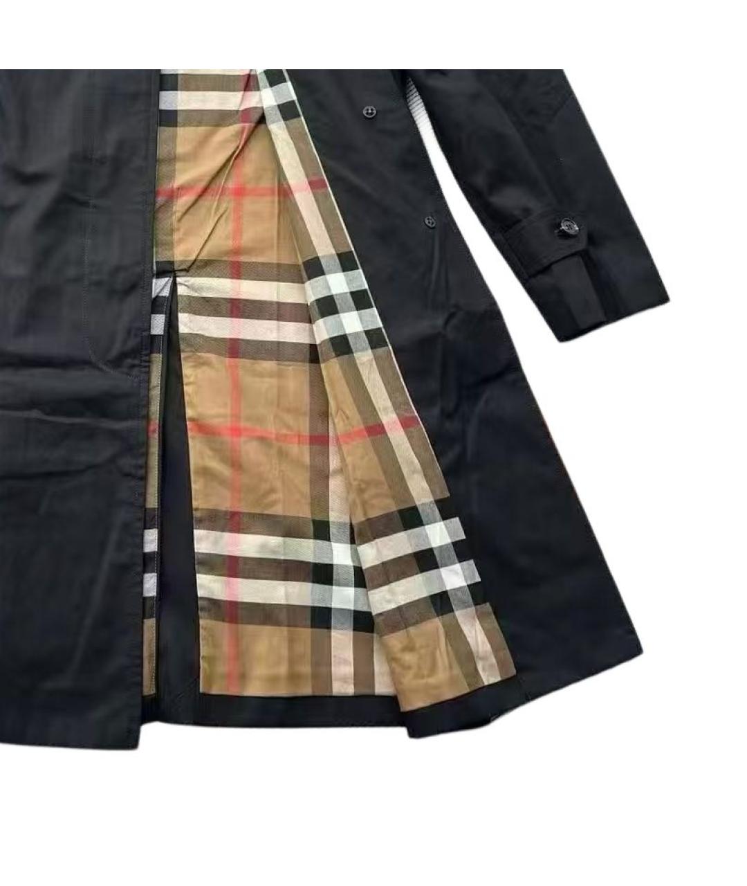 BURBERRY Черный тренч/плащ, фото 2