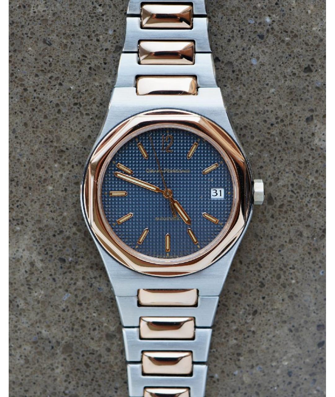 GIRARD PERREGAUX Темно-синие часы из желтого золота, фото 7