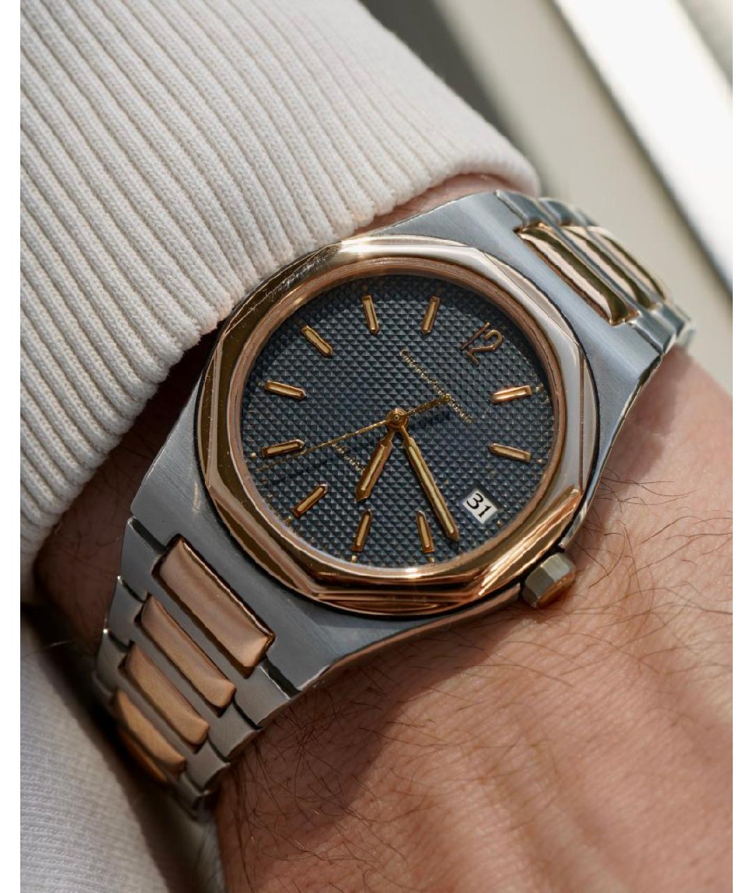 GIRARD PERREGAUX Темно-синие часы из желтого золота, фото 6