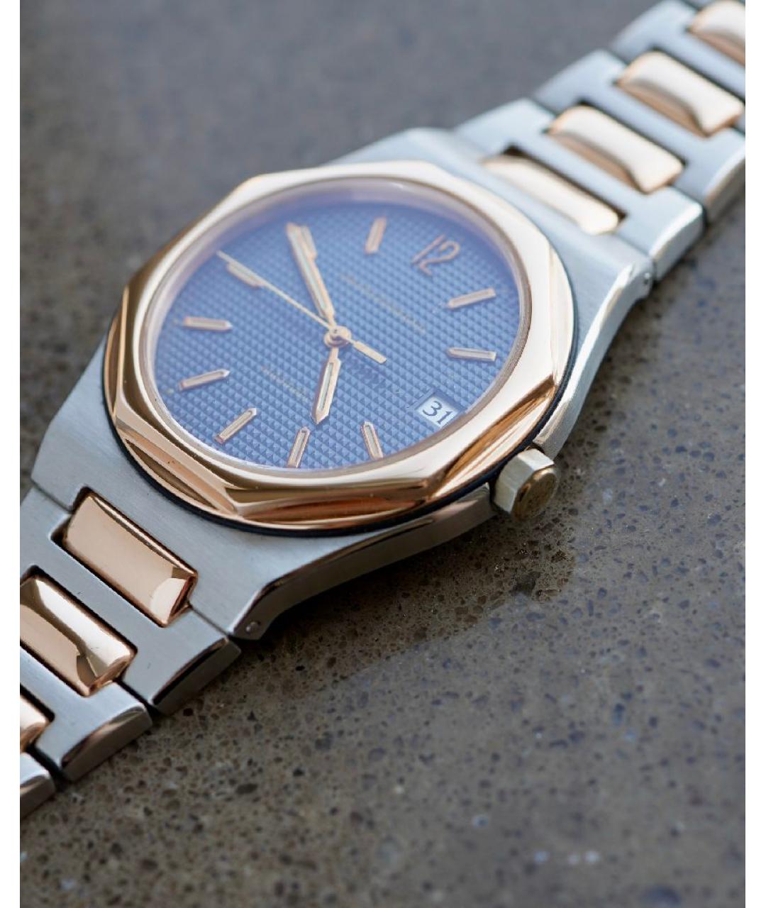 GIRARD PERREGAUX Темно-синие часы из желтого золота, фото 3
