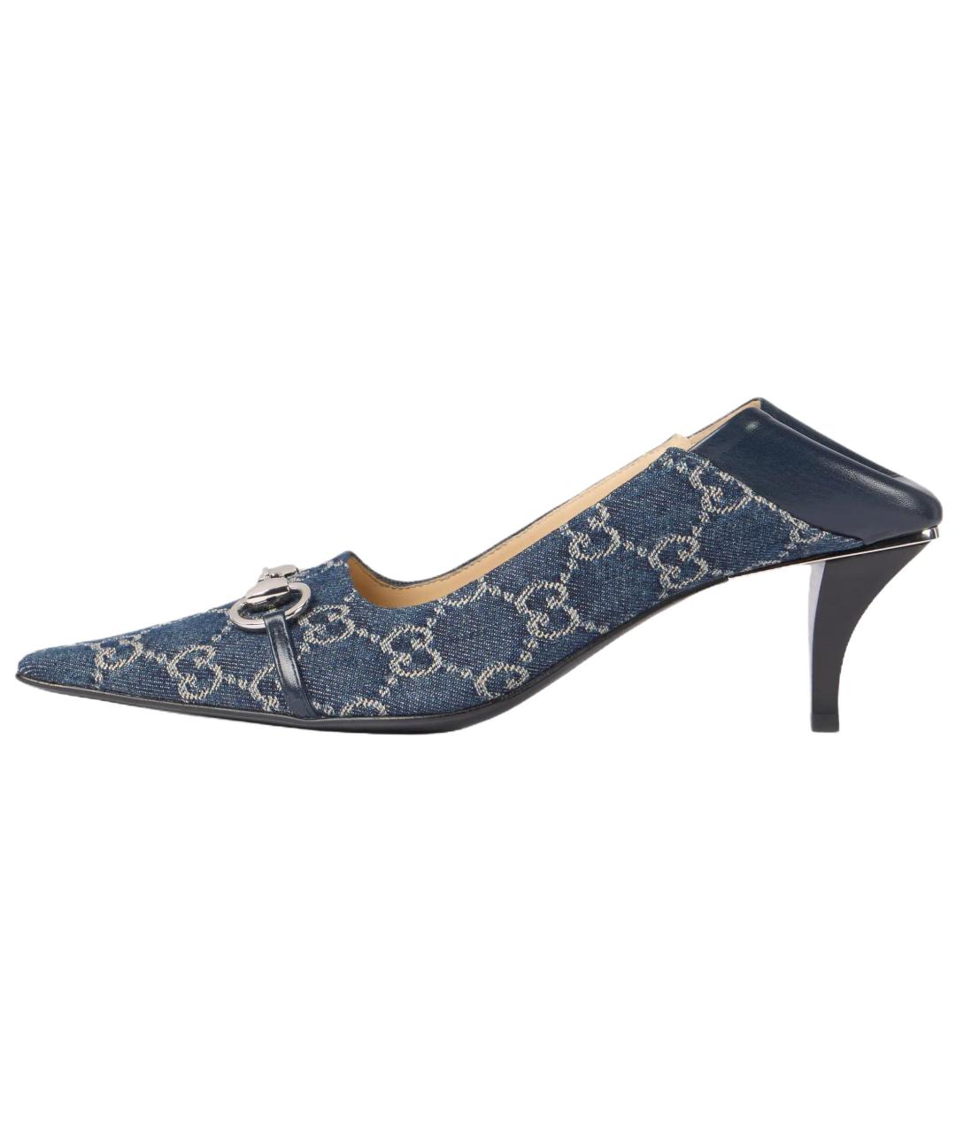 GUCCI Синие туфли, фото 2