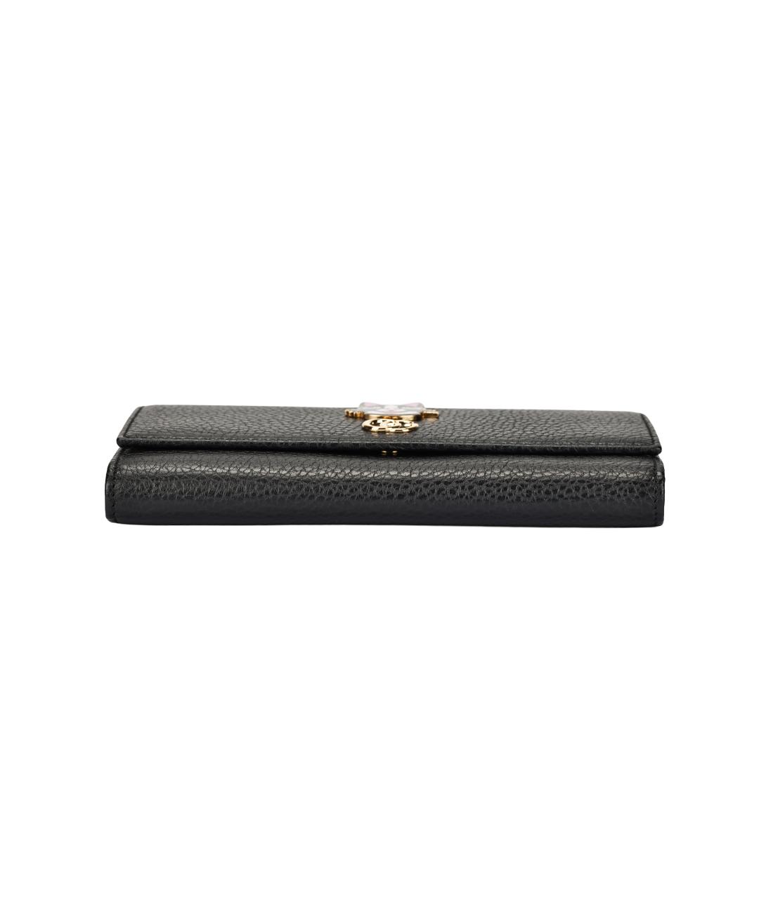 GUCCI Черный кожаный кошелек, фото 4