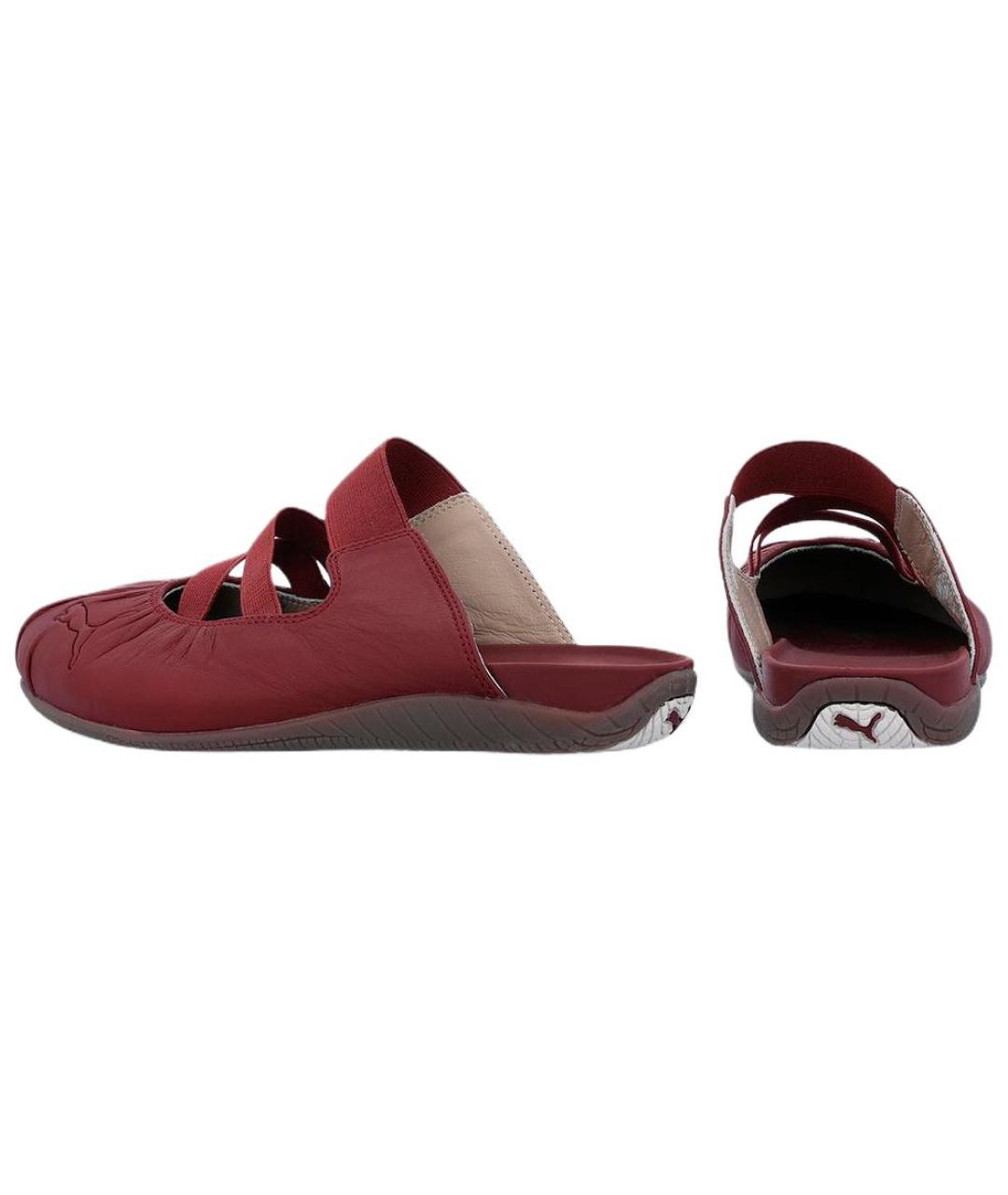 PUMA Бордовые мюли, фото 3
