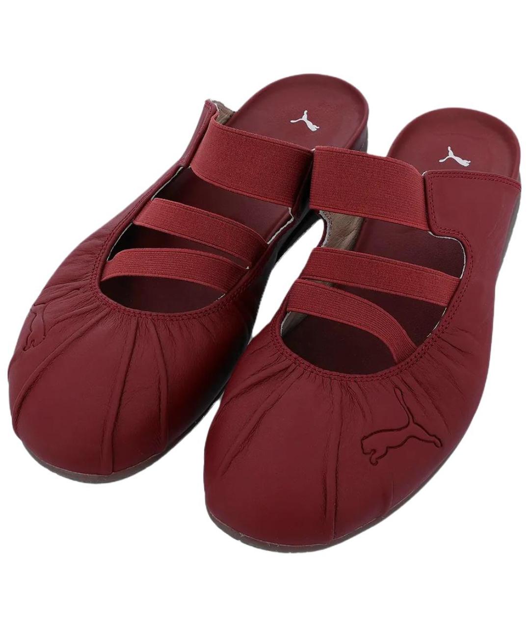 PUMA Бордовые мюли, фото 2