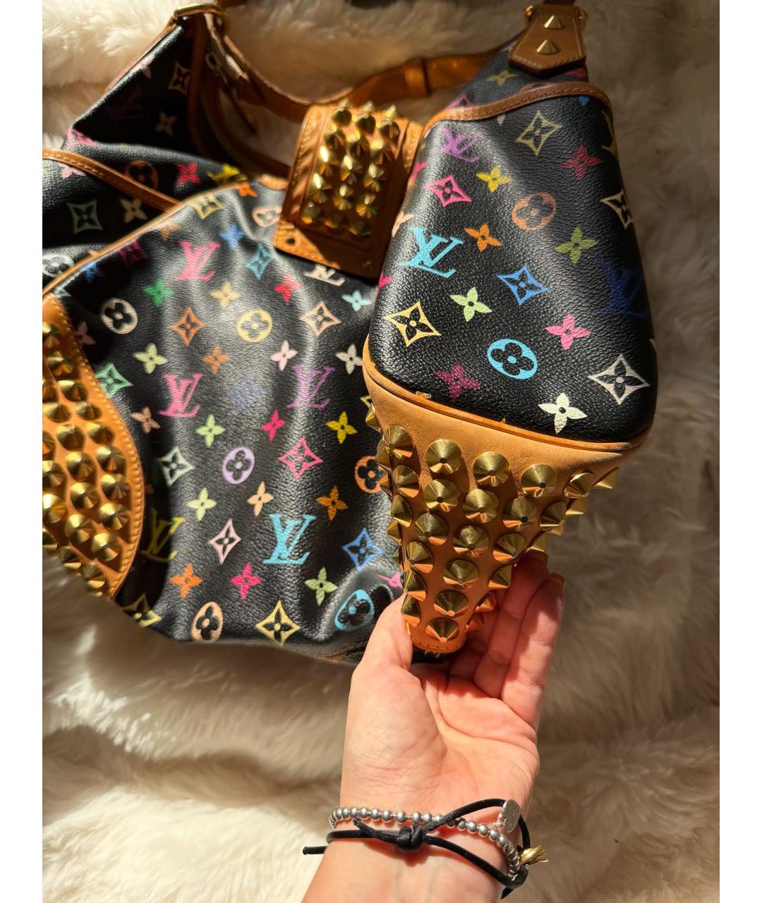 LOUIS VUITTON Мульти кожаная сумка с короткими ручками, фото 3