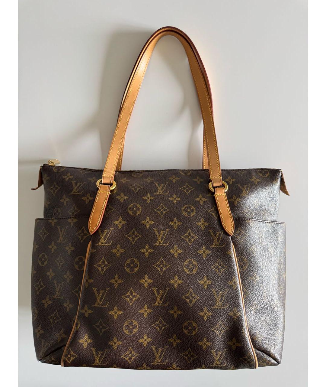 LOUIS VUITTON Коричневая сумка тоут, фото 3