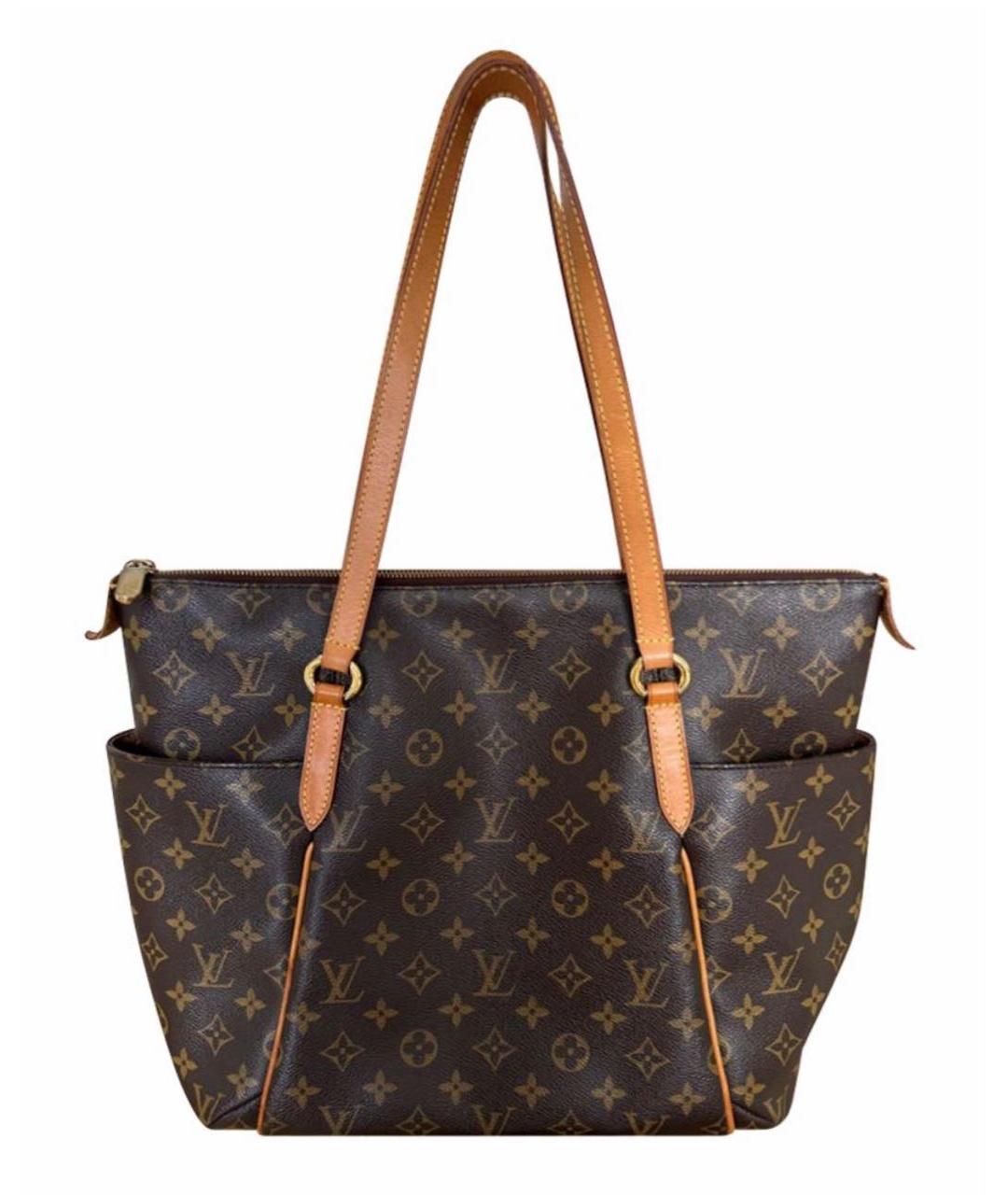 LOUIS VUITTON Коричневая сумка тоут, фото 9