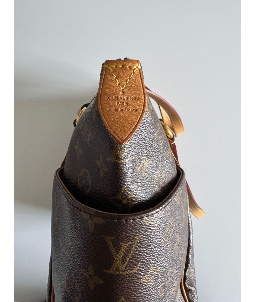 LOUIS VUITTON Коричневая сумка тоут, фото 4