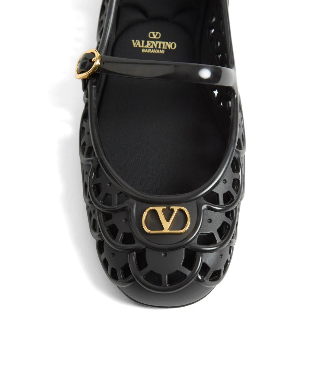 VALENTINO Черные резиновые ботинки, фото 6