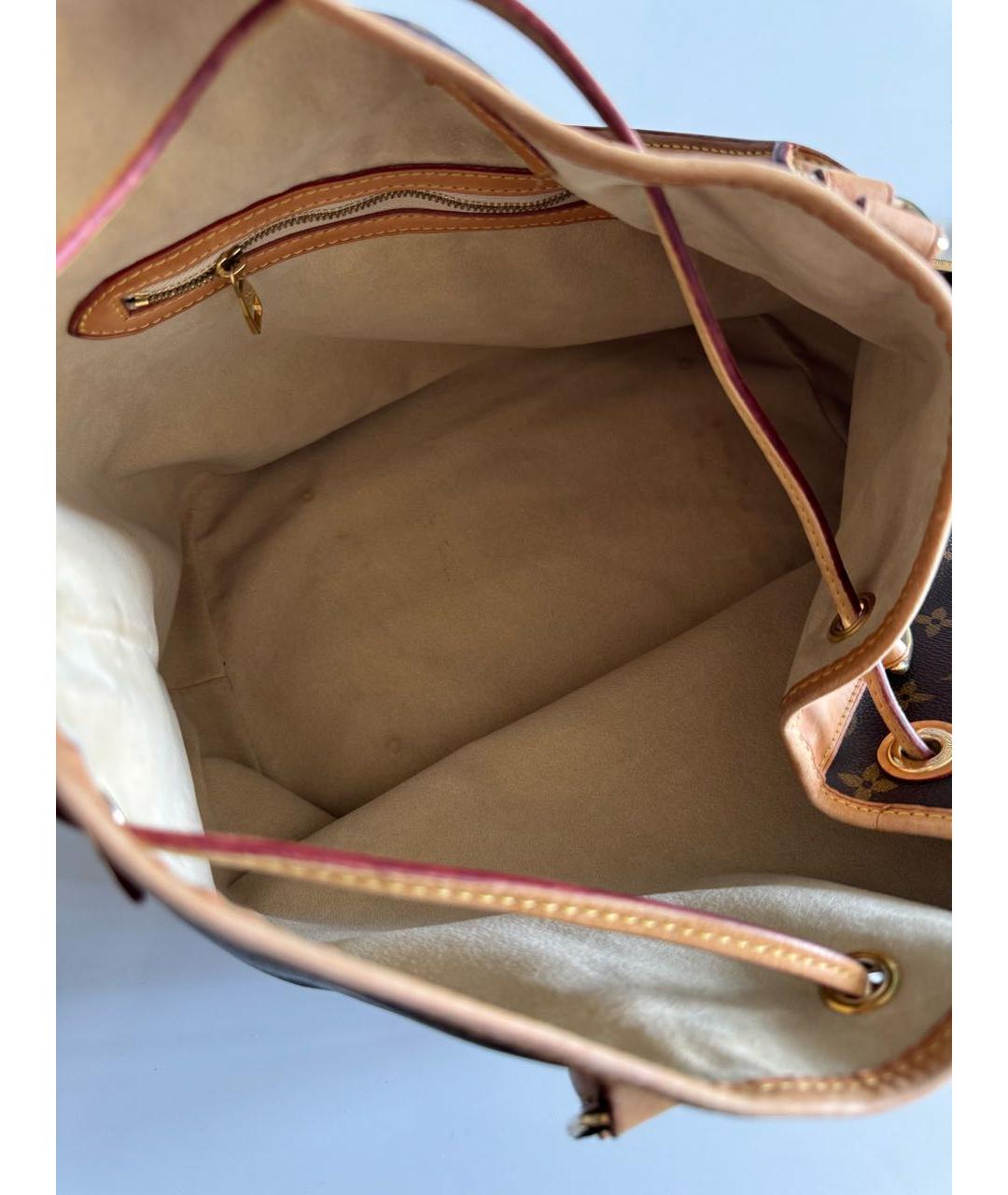 LOUIS VUITTON Коричневая сумка тоут, фото 6