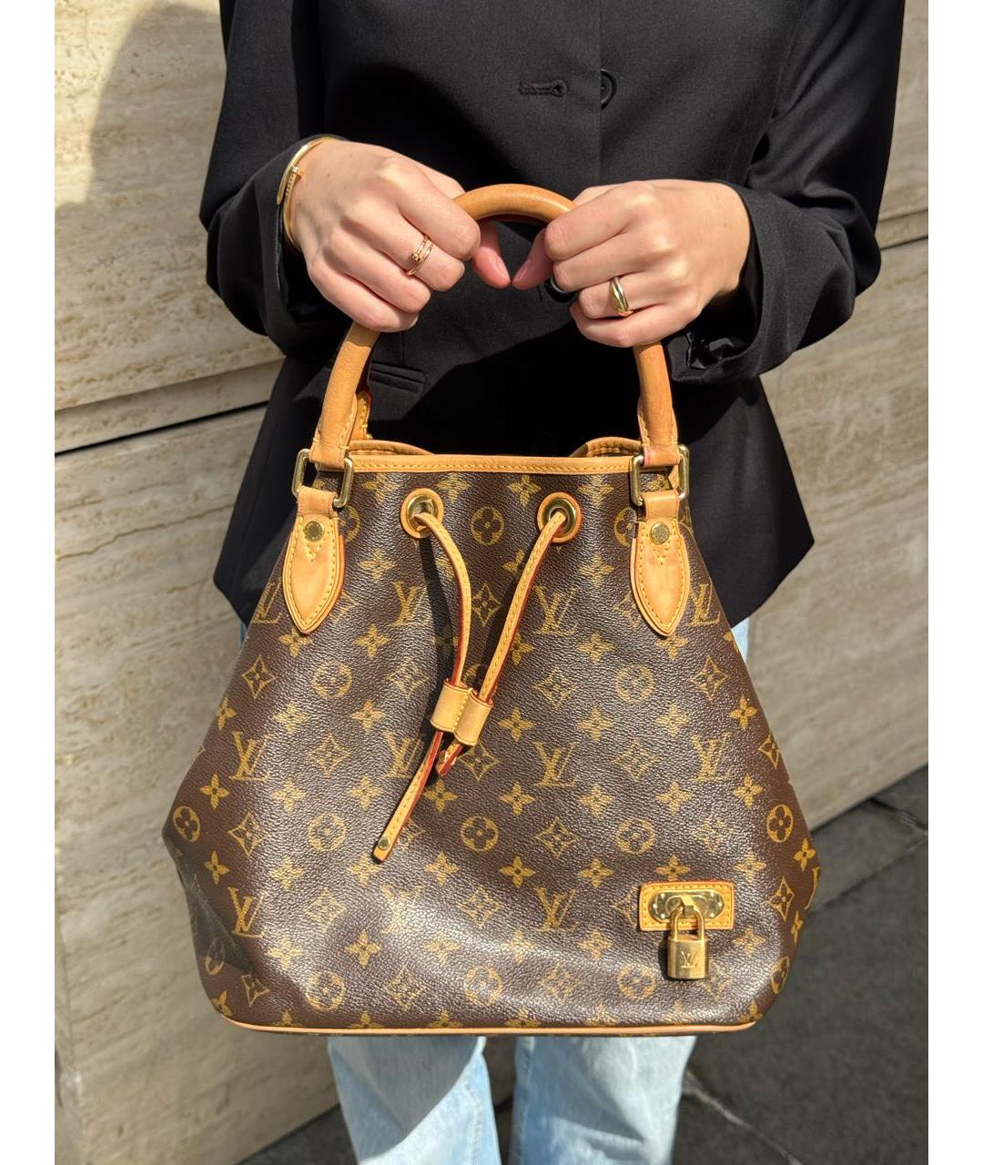 LOUIS VUITTON Коричневая сумка тоут, фото 8
