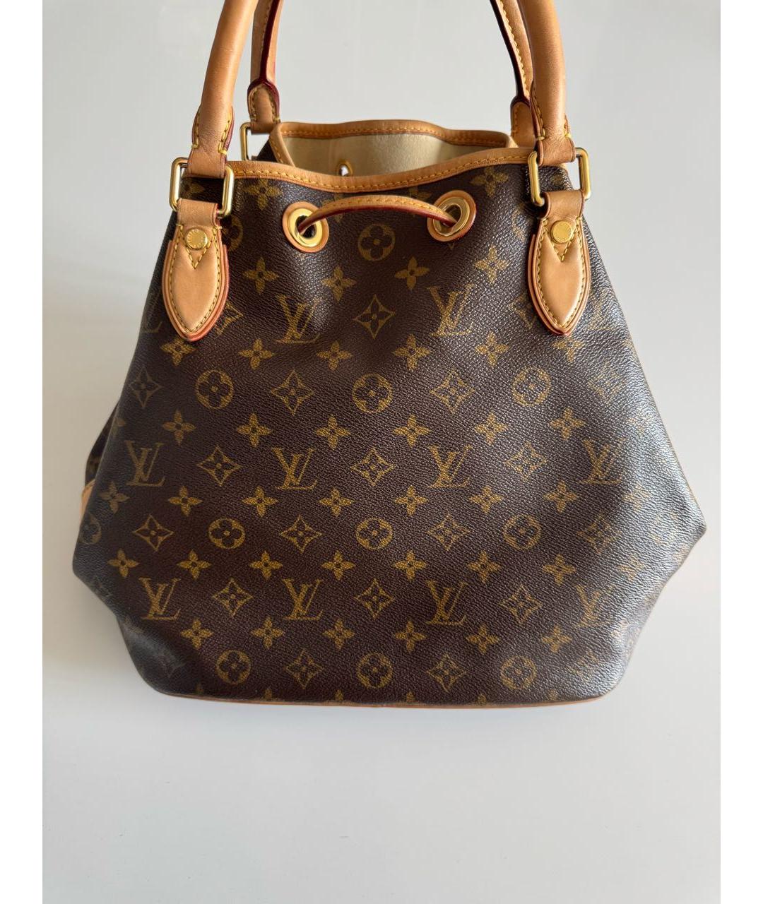 LOUIS VUITTON Коричневая сумка тоут, фото 3