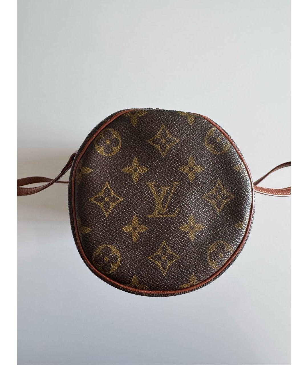 LOUIS VUITTON Коричневая сумка с короткими ручками, фото 4