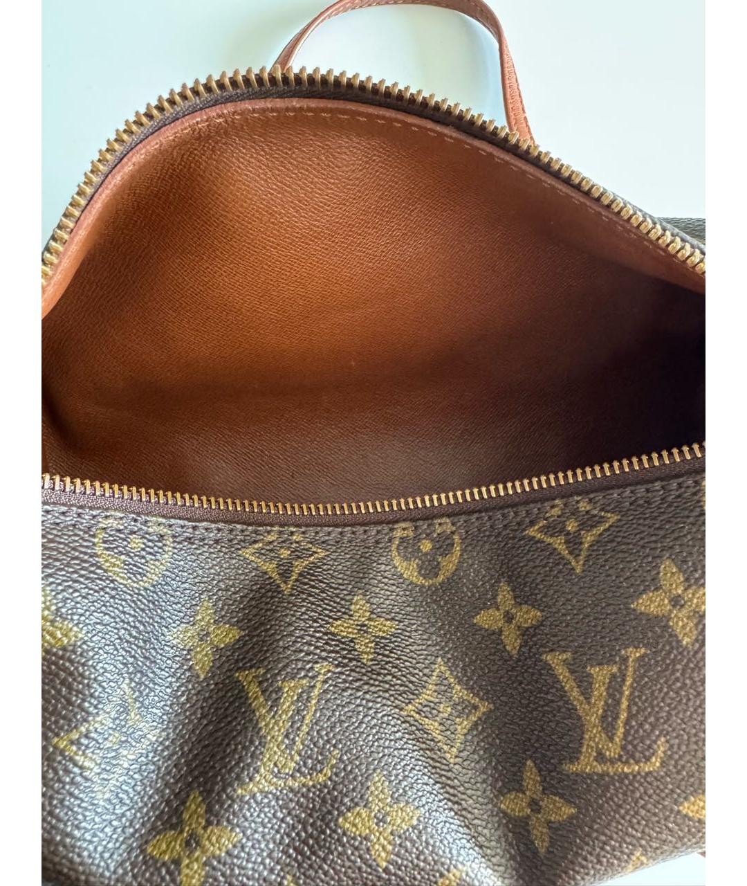 LOUIS VUITTON Коричневая сумка с короткими ручками, фото 5