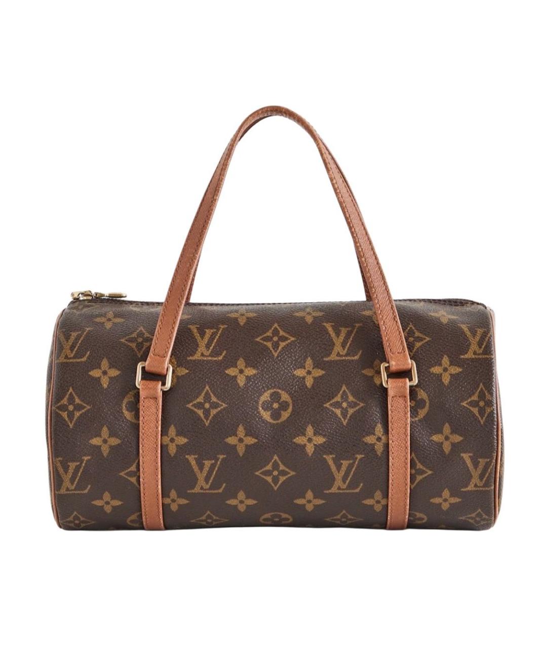LOUIS VUITTON Коричневая сумка с короткими ручками, фото 1