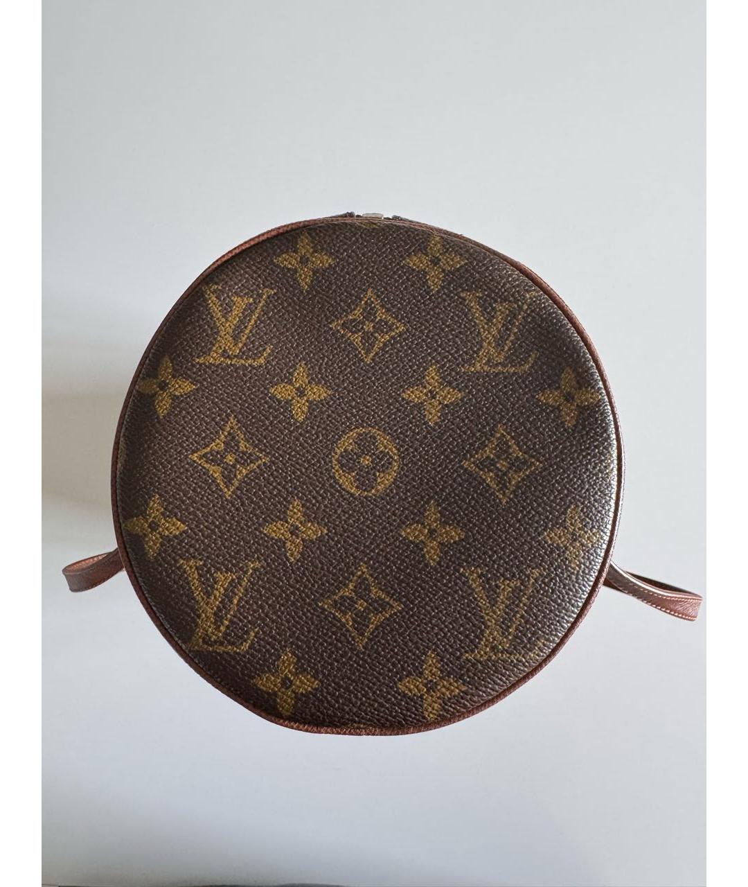 LOUIS VUITTON Коричневая сумка с короткими ручками, фото 4