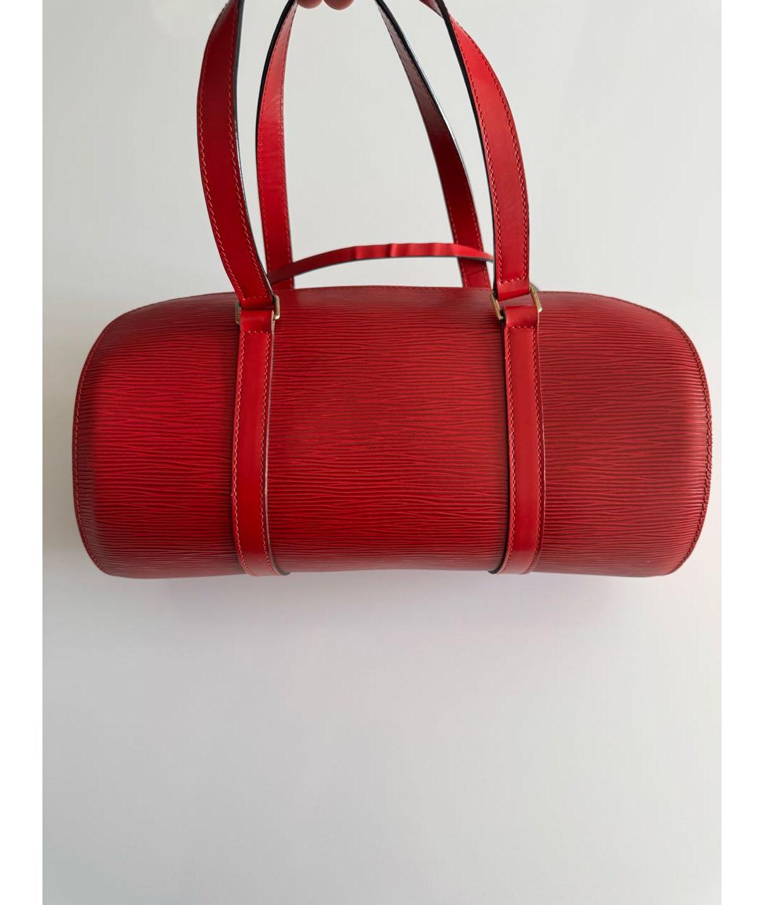 LOUIS VUITTON Красная сумка с короткими ручками, фото 3