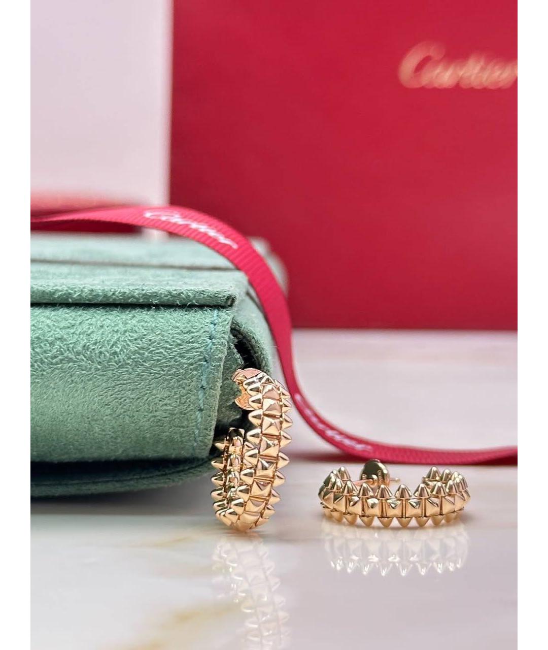 CARTIER Золотые серьги из розового золота, фото 6