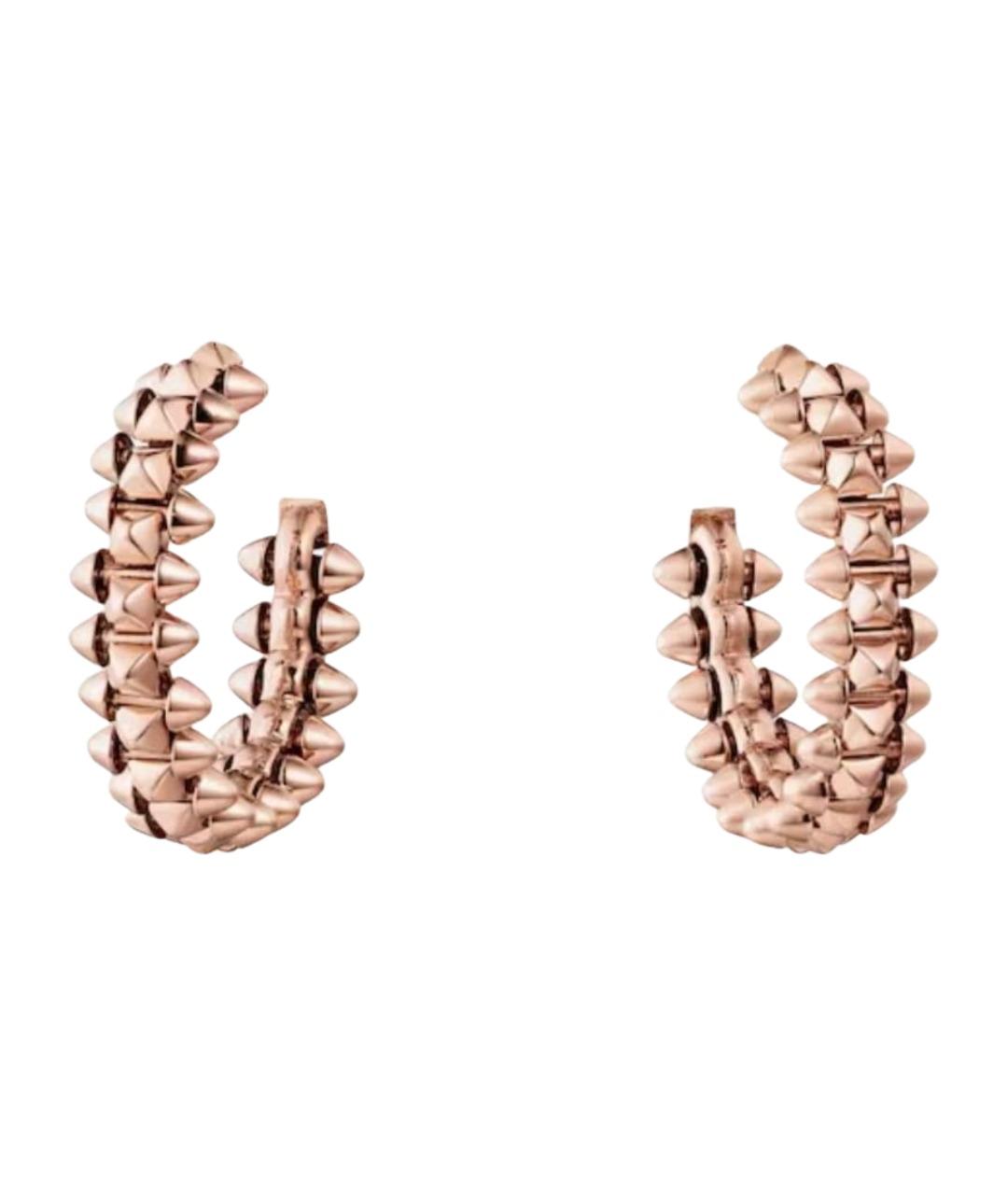 CARTIER Золотые серьги из розового золота, фото 1