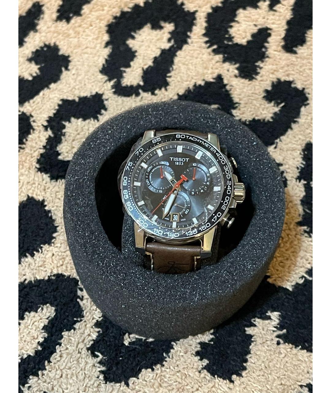 TISSOT Черные стальные часы, фото 6