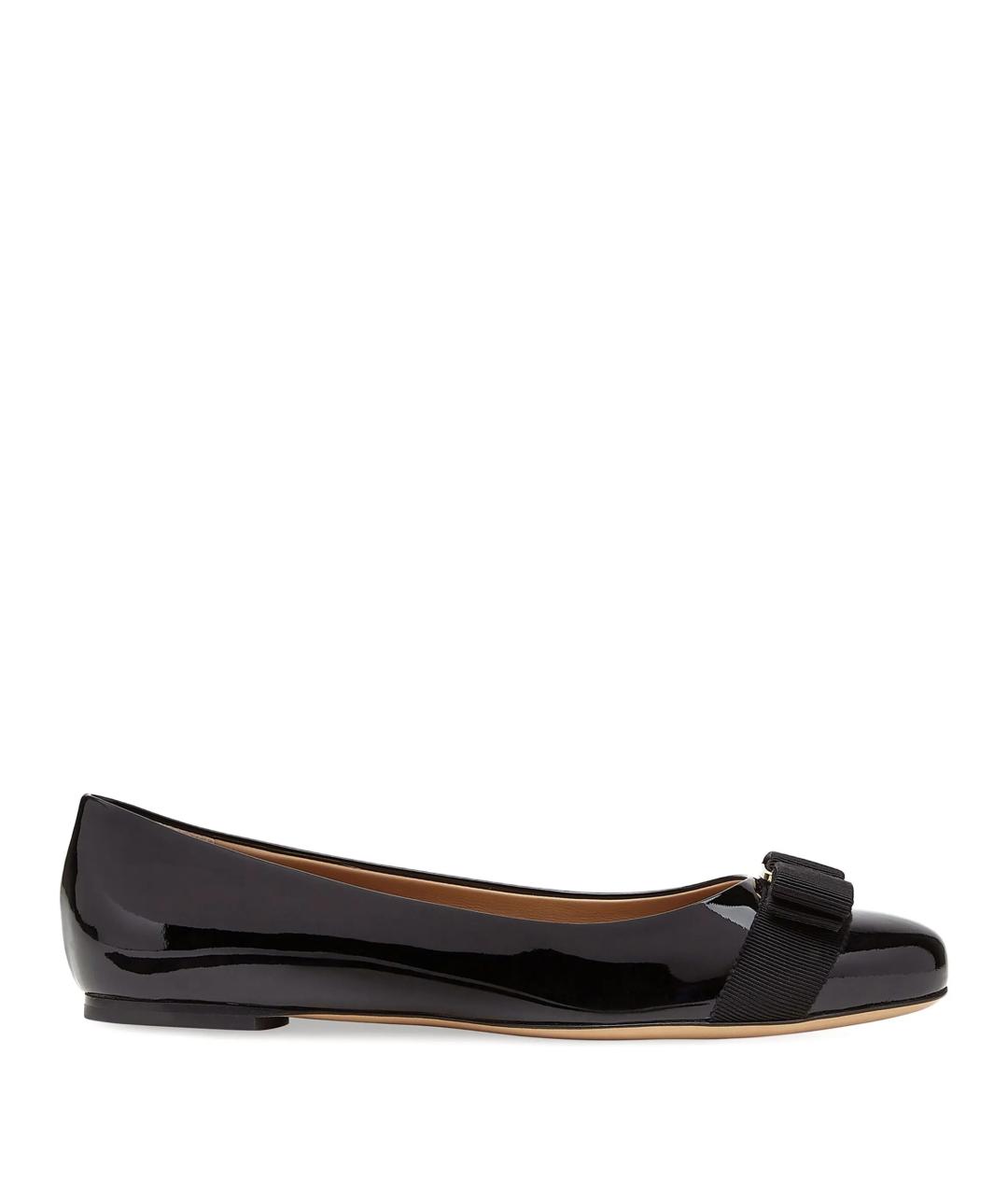 FERRAGAMO Черные кожаные ботинки, фото 1