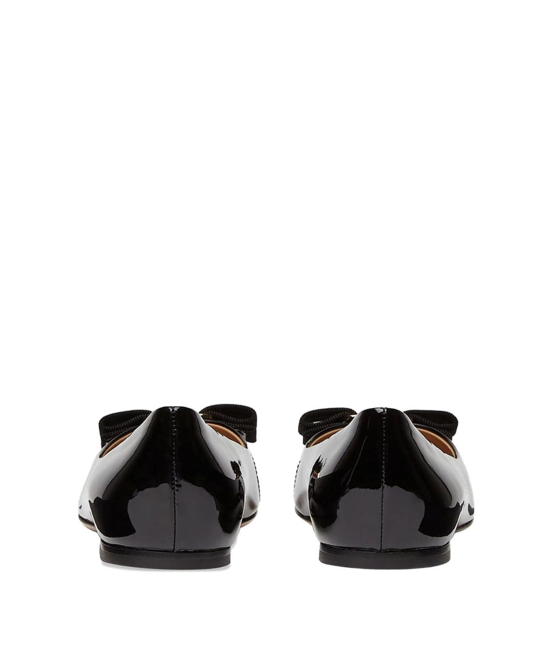 FERRAGAMO Черные кожаные ботинки, фото 3