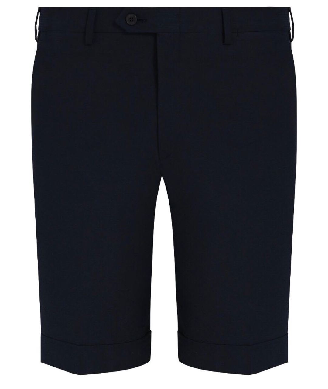 BRIONI Темно-синие хлопко-эластановые шорты, фото 1
