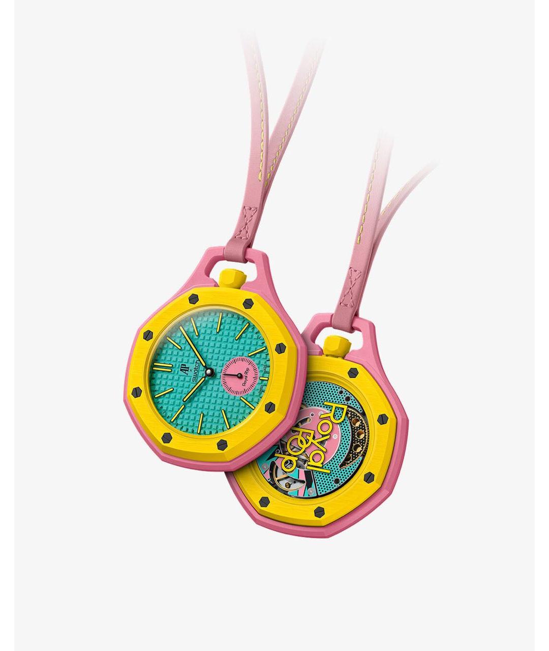Swatch Желтые часы, фото 4