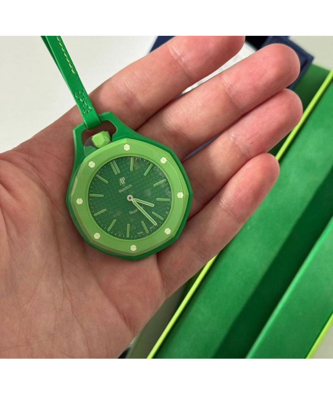 Swatch Зеленые часы, фото 4