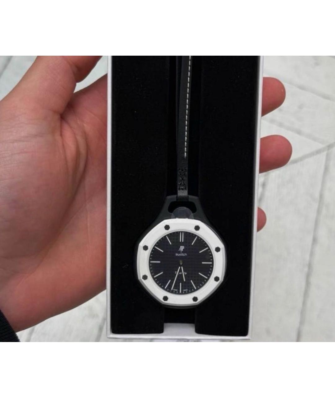 Swatch Черные часы, фото 4
