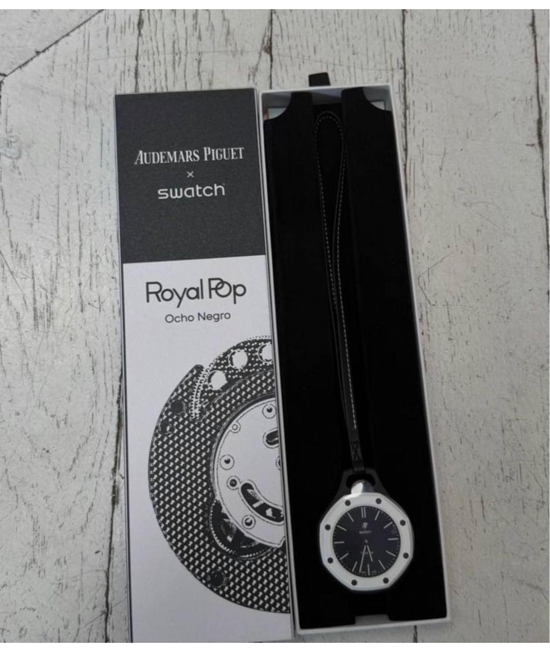 Swatch Черные часы, фото 2