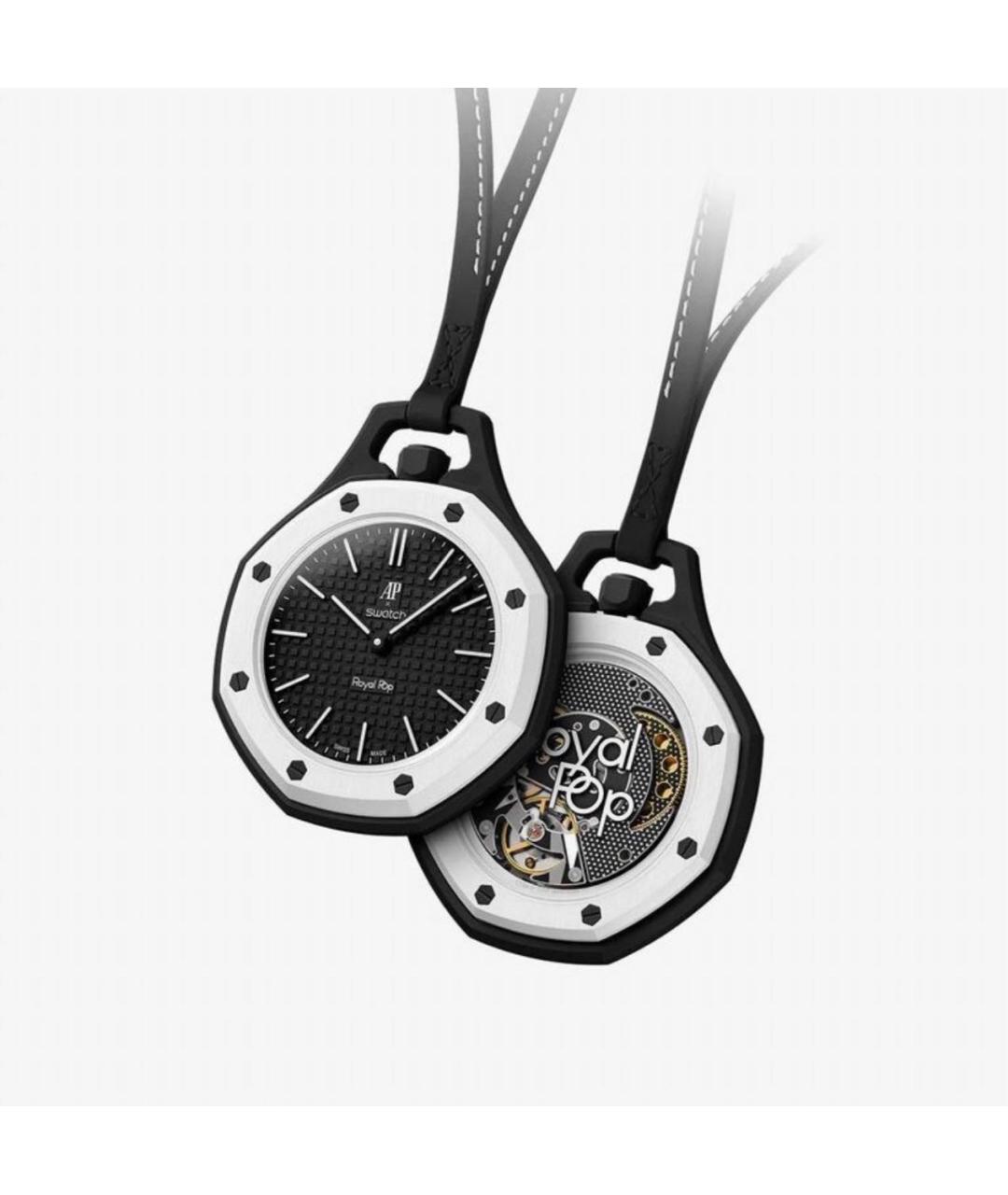 Swatch Черные часы, фото 5