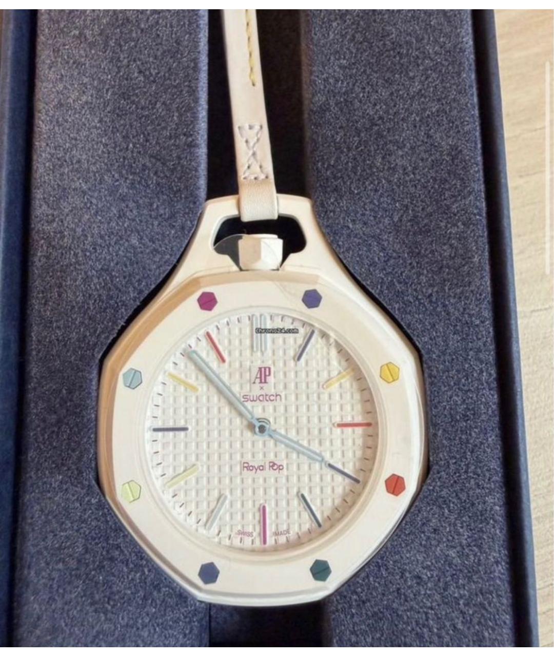 Swatch Белые часы, фото 4