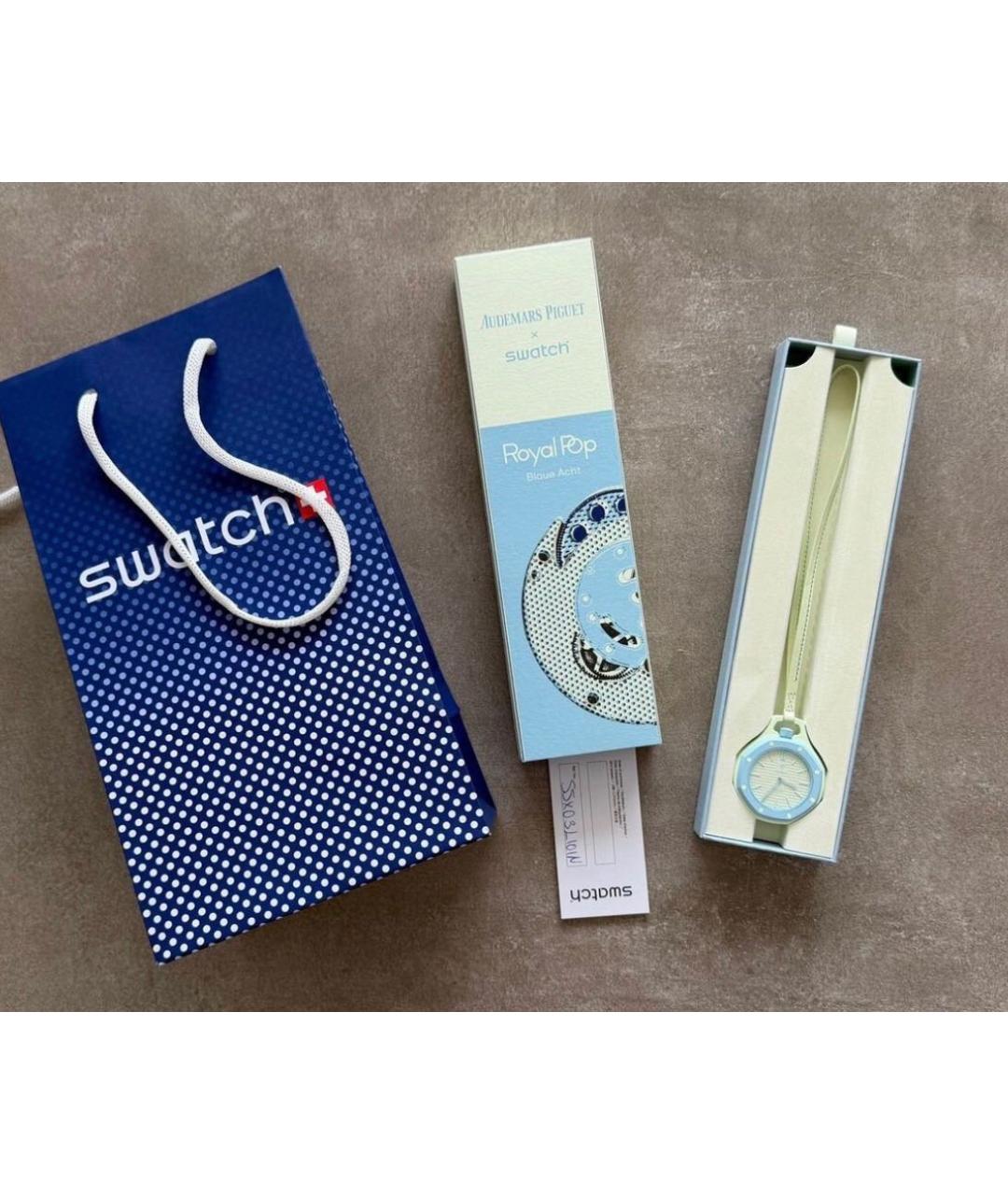 Swatch Бирюзовые часы, фото 4