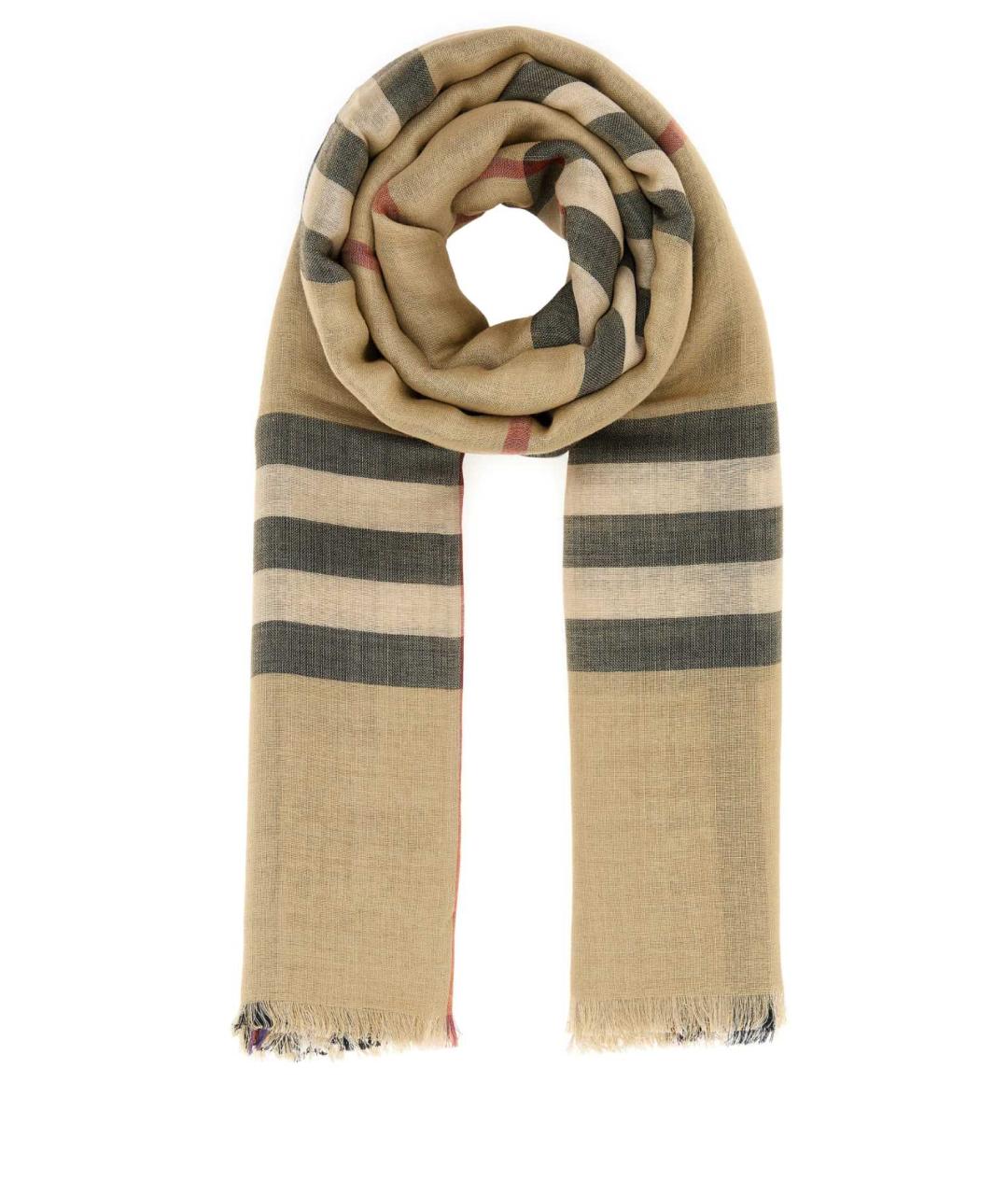 BURBERRY Мульти шерстяной шарф, фото 1