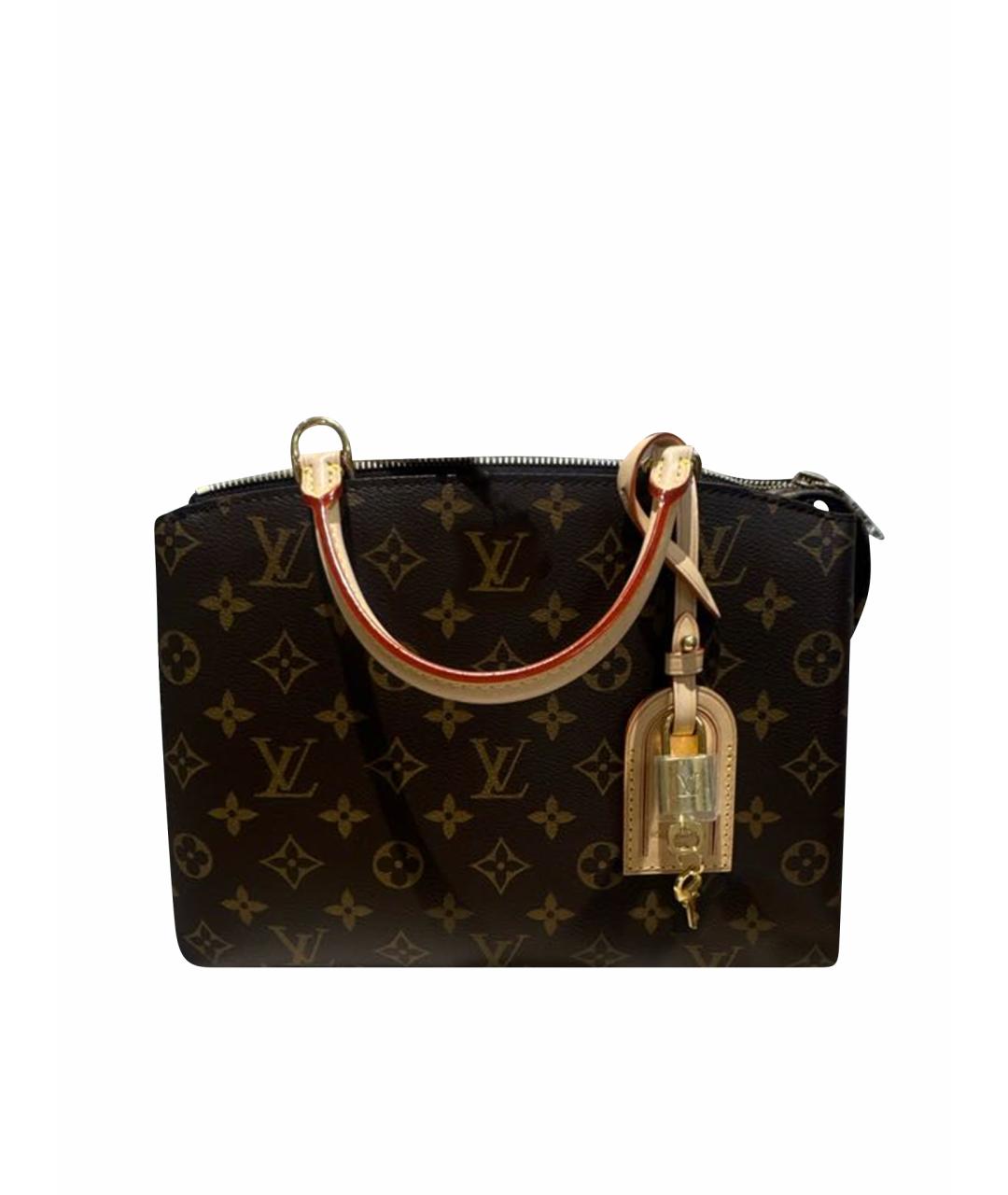 LOUIS VUITTON Коричневая сумка с короткими ручками, фото 1