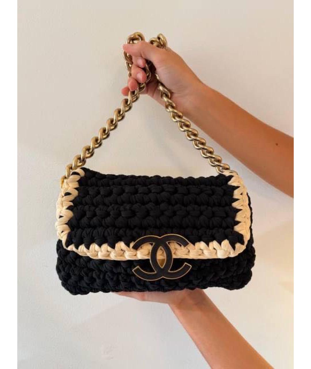 CHANEL Черная сумка через плечо, фото 2