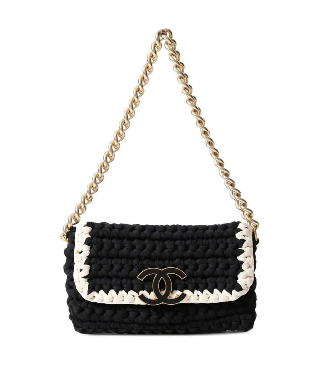 CHANEL Черная сумка через плечо, фото 9