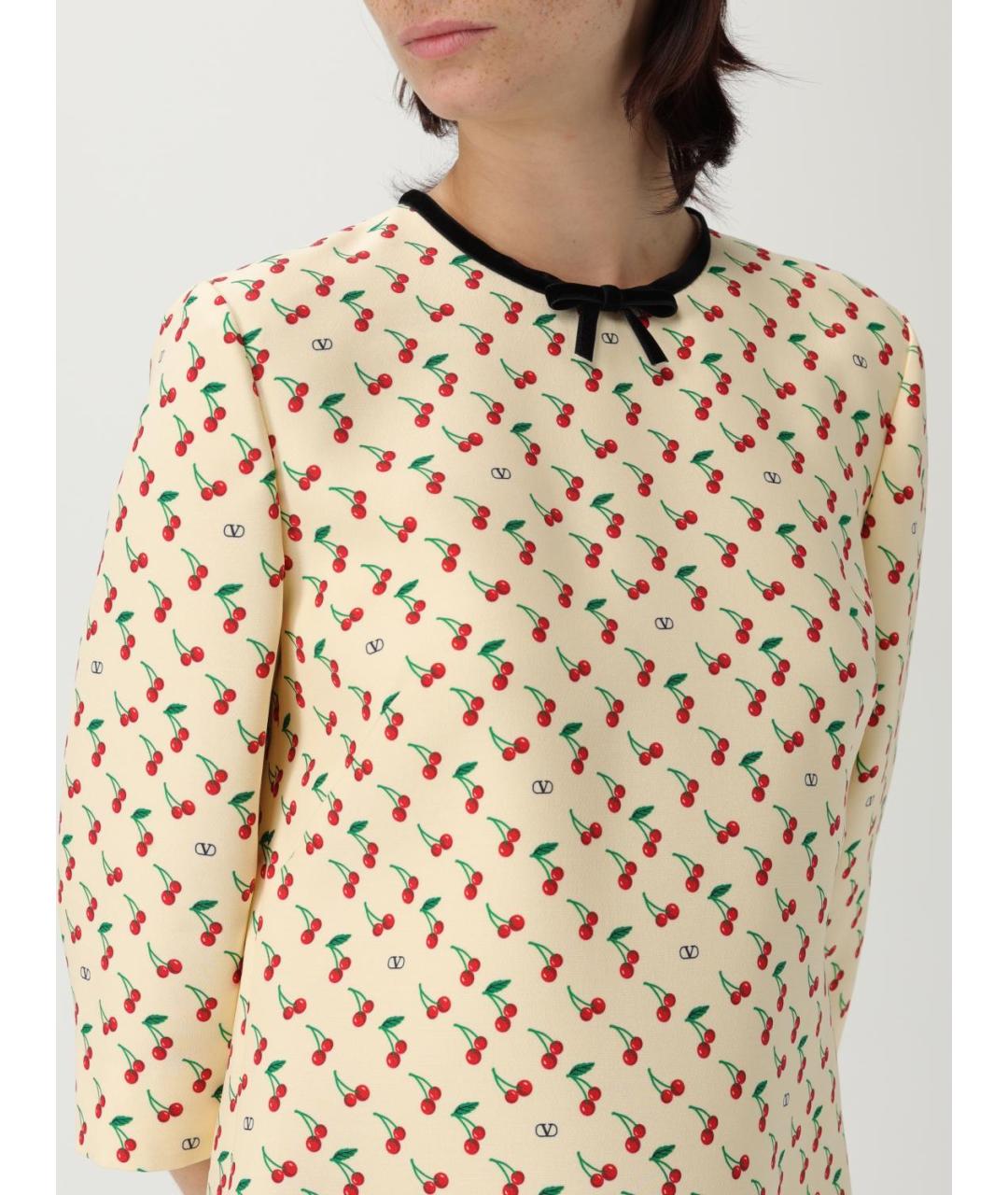 VALENTINO Бежевое платье, фото 4