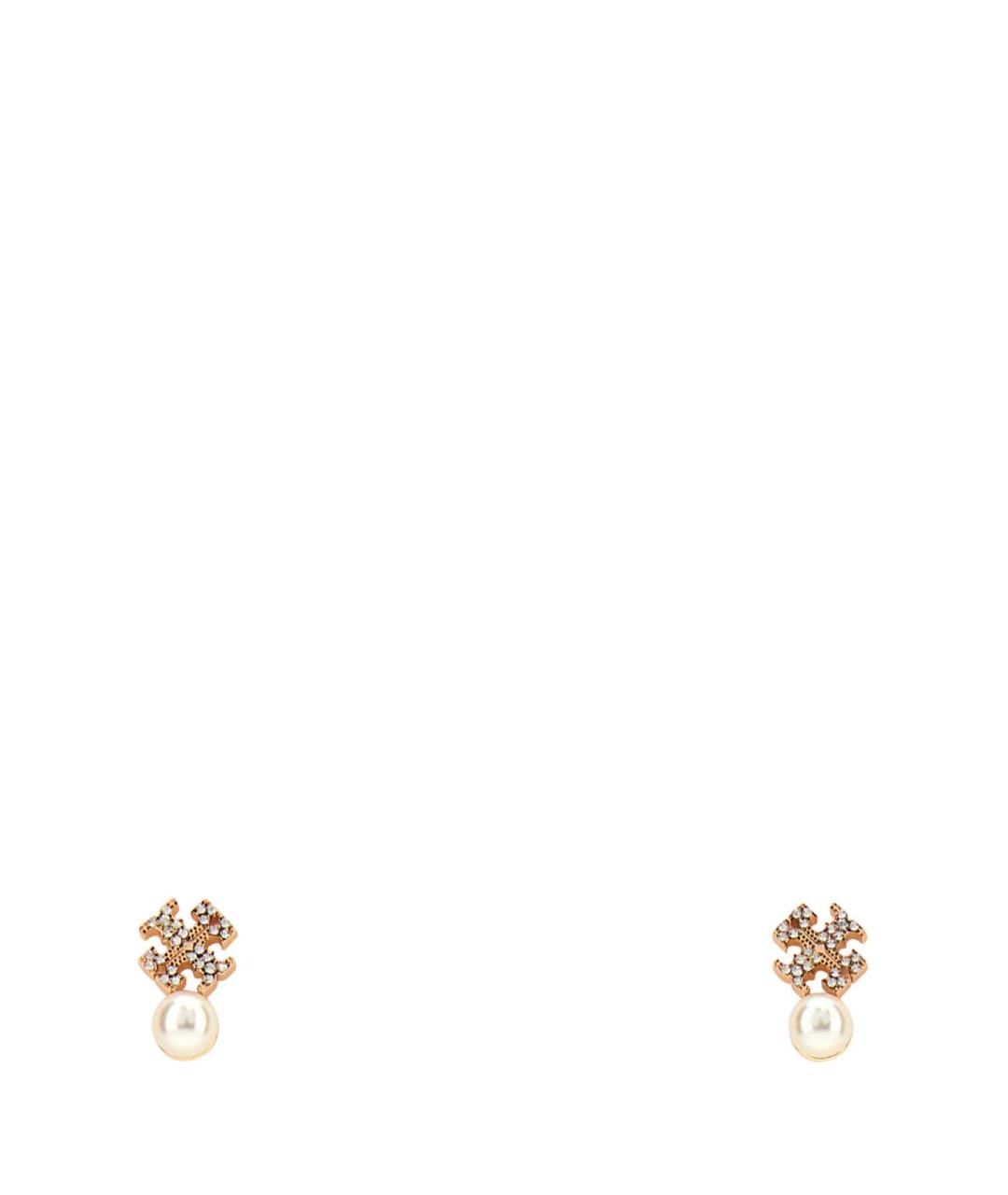 TORY BURCH Золотые металлические серьги, фото 1
