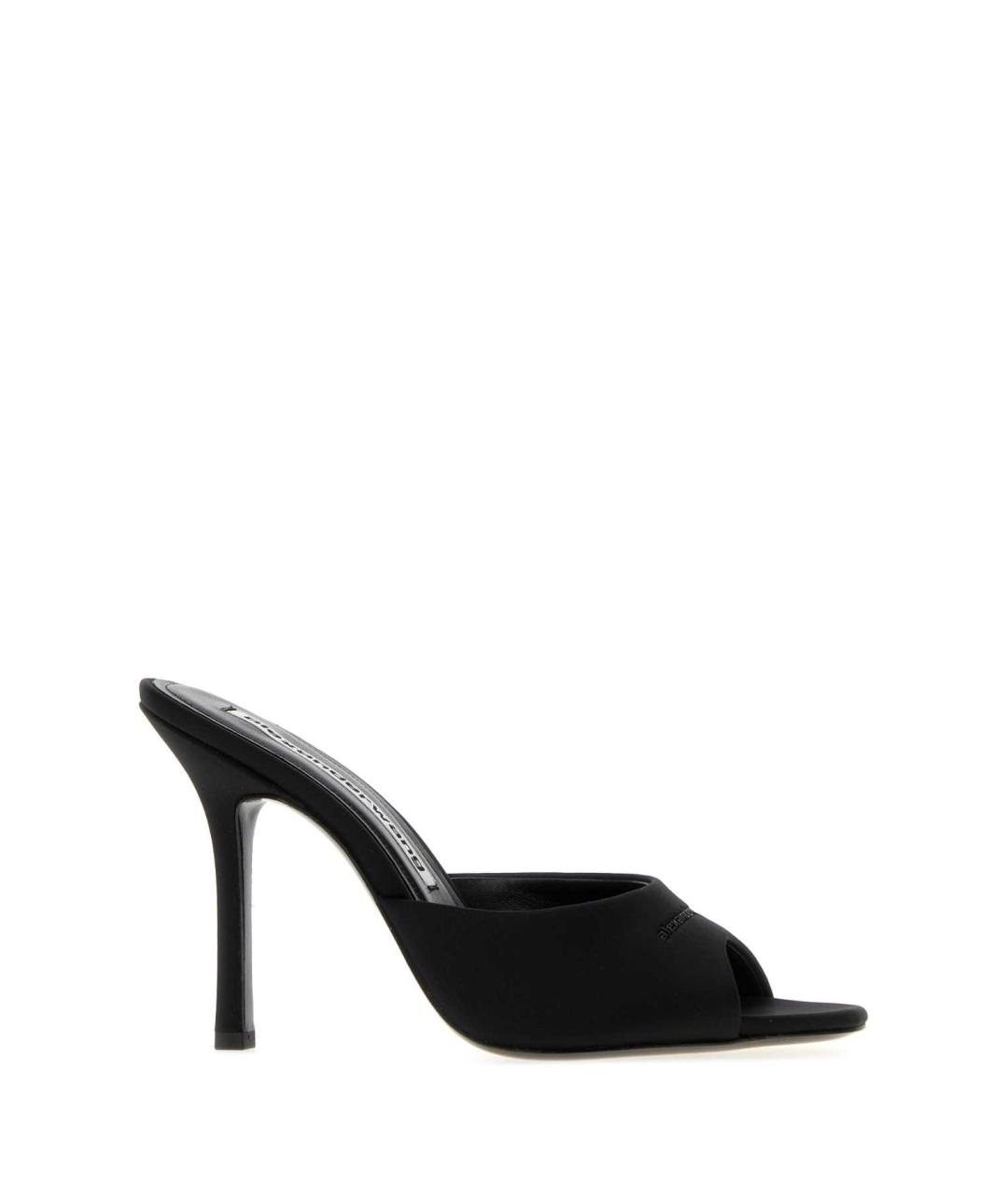 ALEXANDER WANG Черные текстильные мюли, фото 1