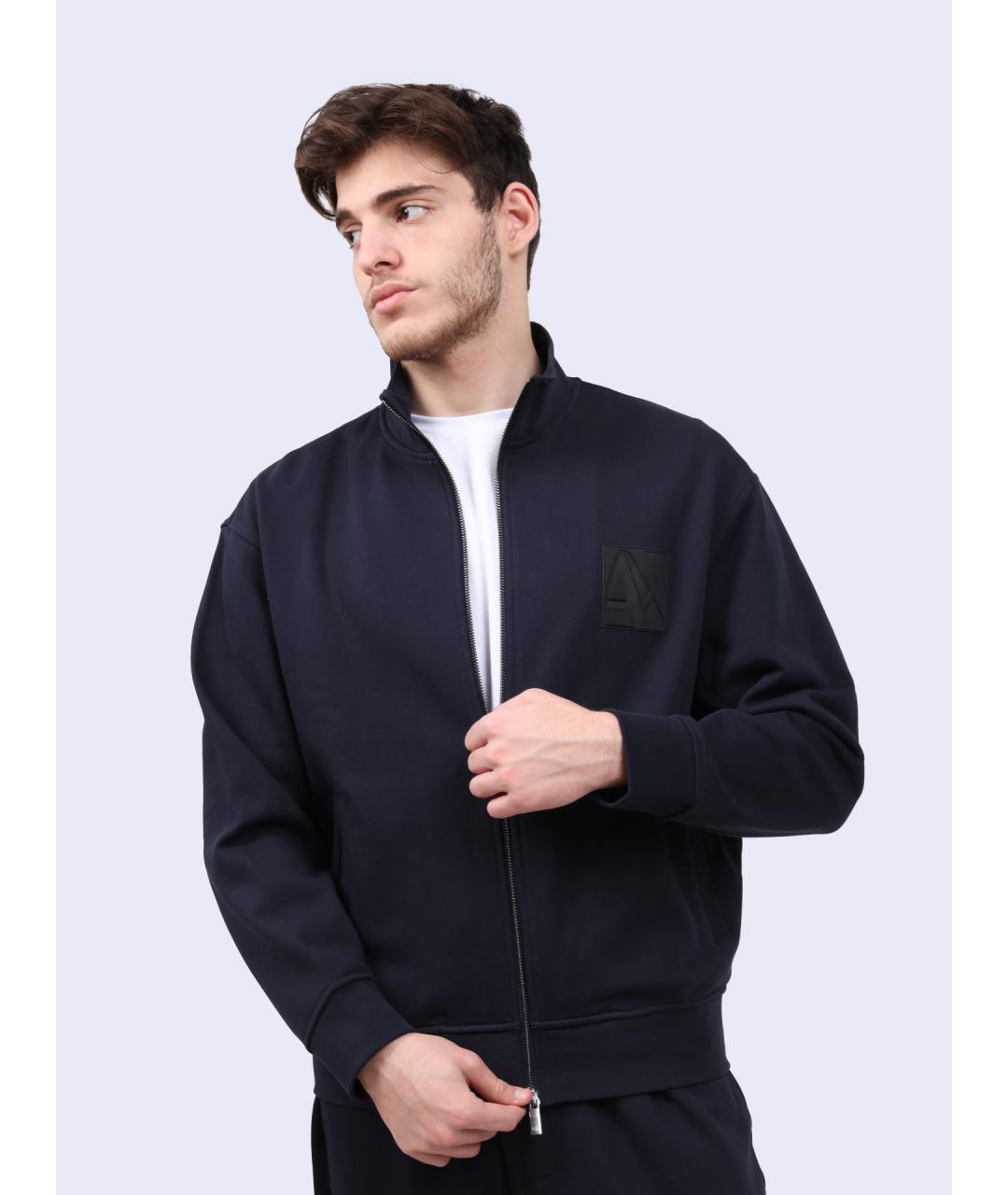 ARMANI EXCHANGE Темно-синий джемпер / свитер, фото 2