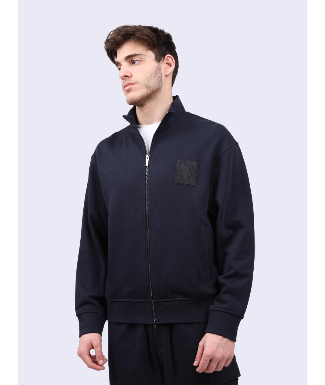 ARMANI EXCHANGE Темно-синий джемпер / свитер, фото 3